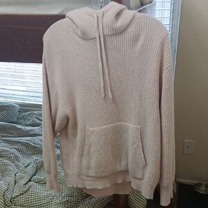 Ralph Lauren Light Pink Knit Hoodie